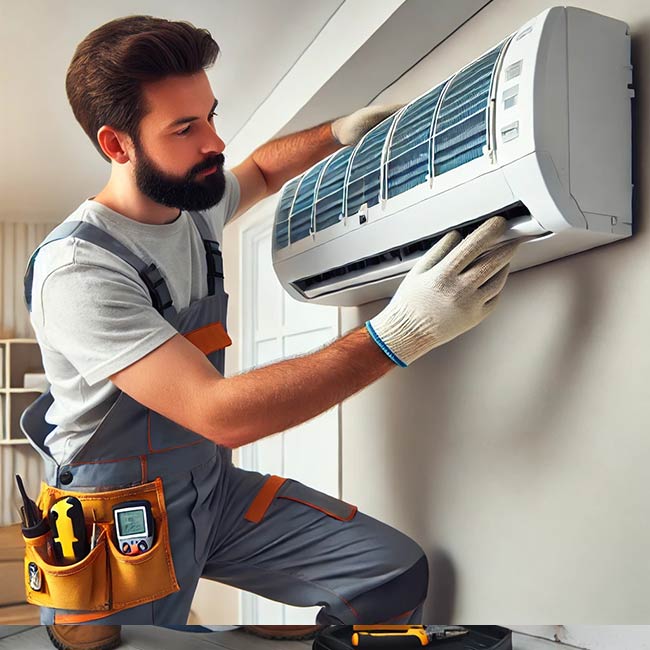 Installation de climatisation par CGC Climatisation