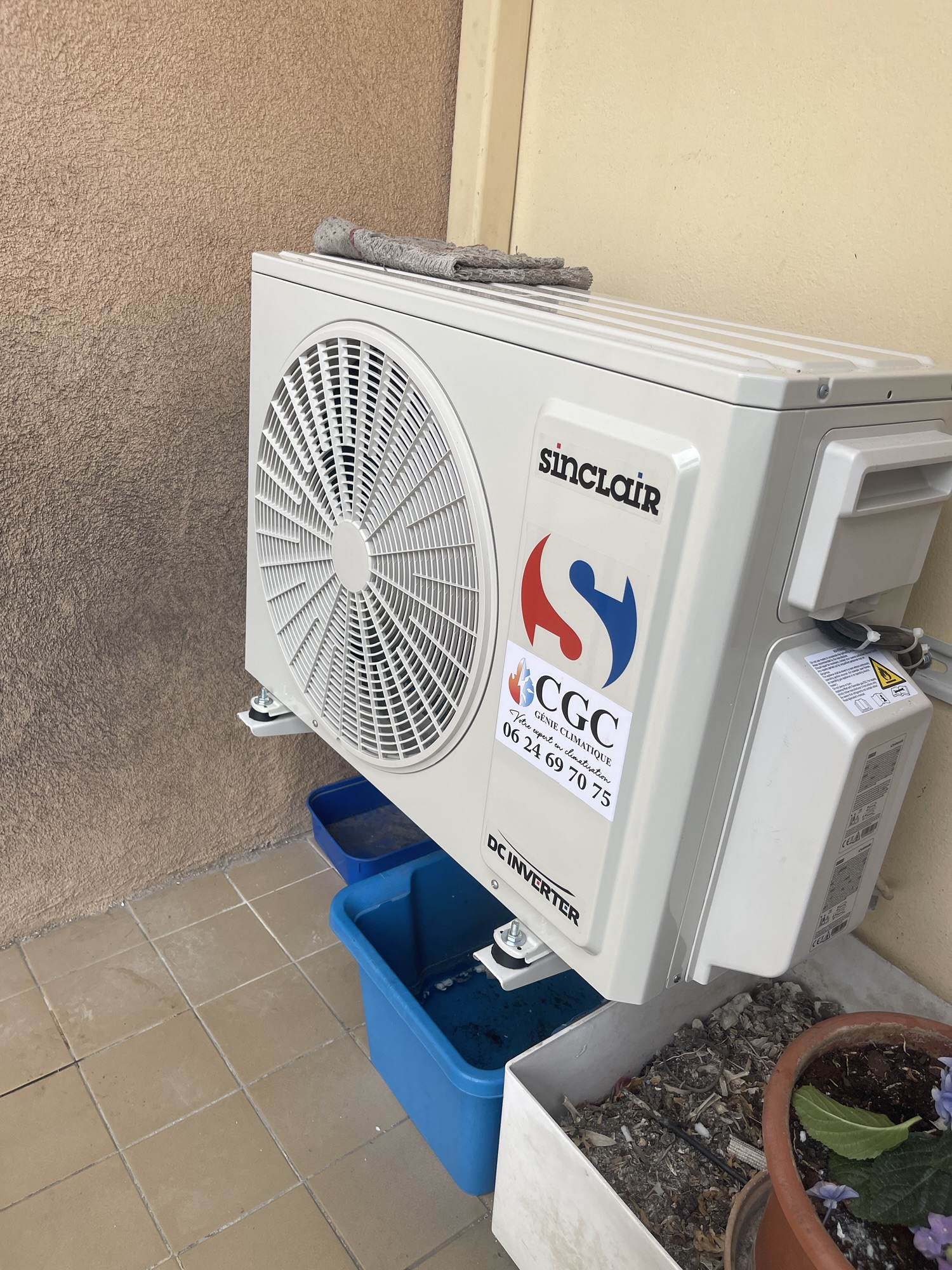 Installation d’un bisplit Sinclair Marvin 2×3.5kw à Marignane (13)