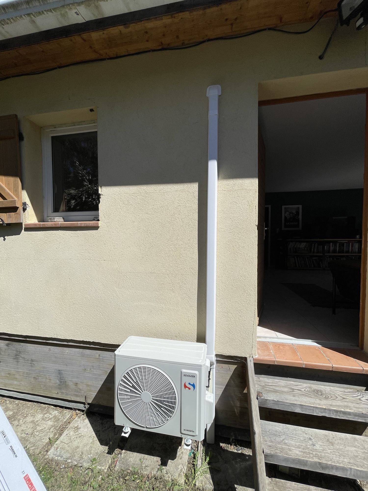 Installation d’un climatiseur Sinclair Keyon 3.5kw.